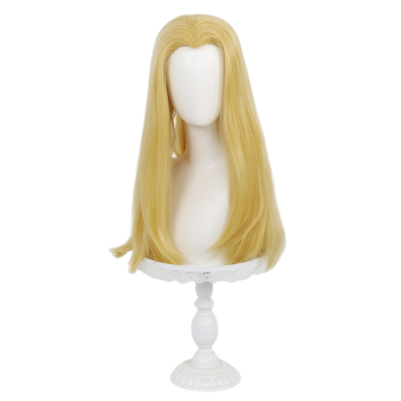 White Smoke Eisen Cosplay Wig - Frieren: Beyond Journey's End (Yellow Teased Short) (FEVERCOS)