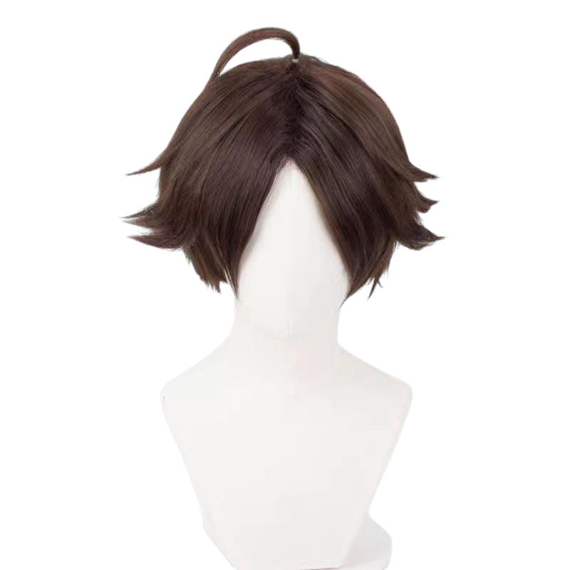 White Smoke Rintaro Suna Cosplay Wig - Haikyuu!! (Dark Brown Scalp Base) (FEVERCOS)