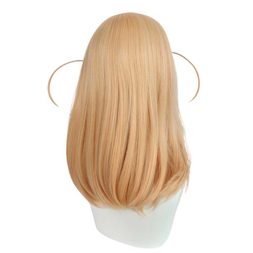 Tan Kaho Hinoshita Cosplay Wig - Love Live! Hasunosora (Golden Blonde) (FEVERCOS)