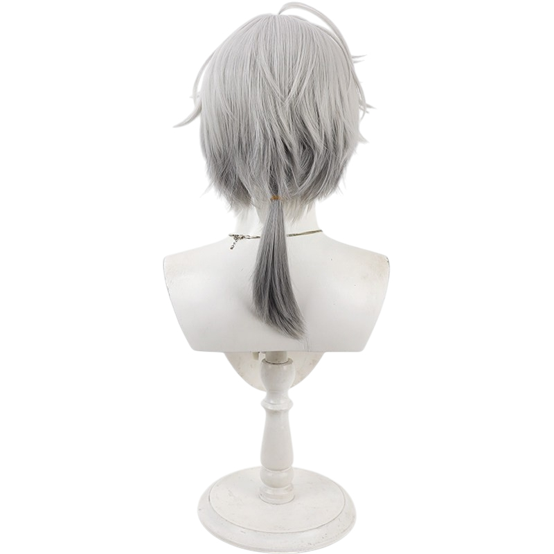 White Smoke Ardashir Cosplay Wig - Arknights: Endfield (Silver-White Gradient) (FEVERCOS)