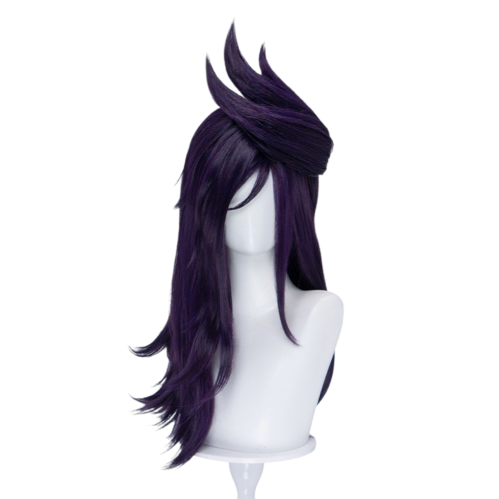 White Smoke Morgana Cosplay Wig - League of Legends (50cm Purple Scalp) (FEVERCOS)