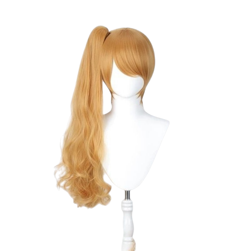 White Smoke Charlotte Pudding Cosplay Wig - One Piece (Caramel Twin Tails Base Set) (FEVERCOS)