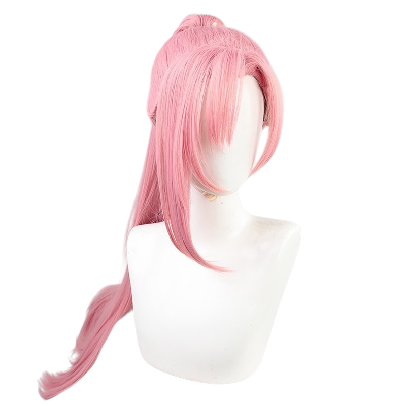 White Smoke Cherry Blossom Cosplay Wig - SK8 the Infinity (Pink Long Flowing) (FEVERCOS)