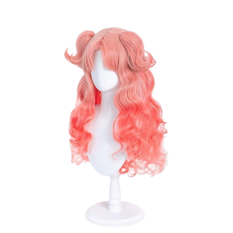 White Smoke Tetia Cosplay Wig - Witch Hat Atelier (Pink Gradient Wavy) (FEVERCOS)