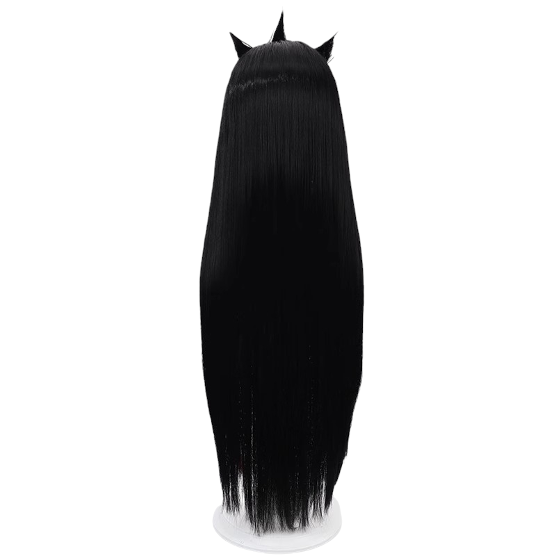 Black Yone Cosplay Wig - League of Legends (Black Long Slicked Back) (FEVERCOS)