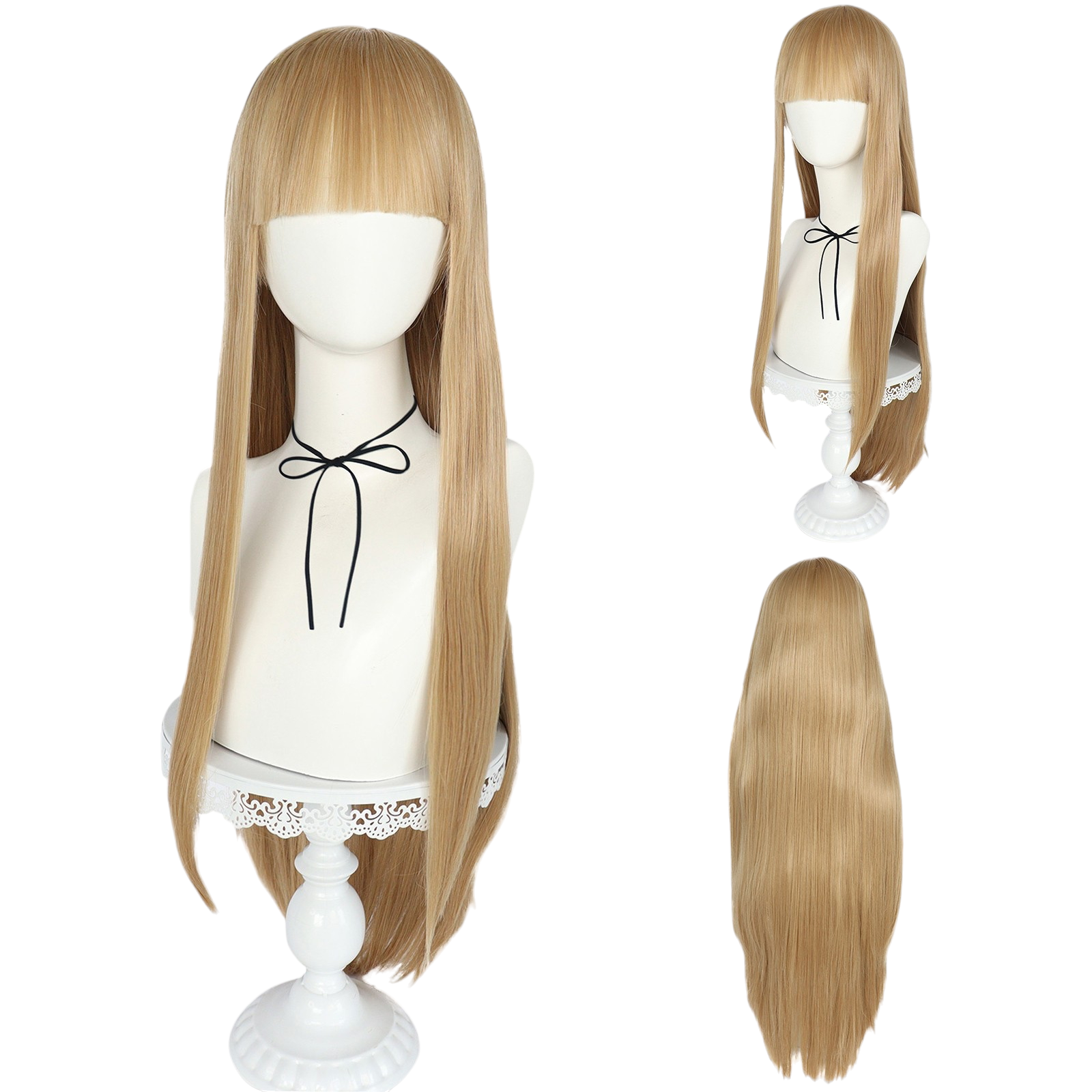 Rosy Brown Viper Cosplay Wig - NIKKE: Goddess of Victory (Ash Brown/Pink Scalp) (FEVERCOS)