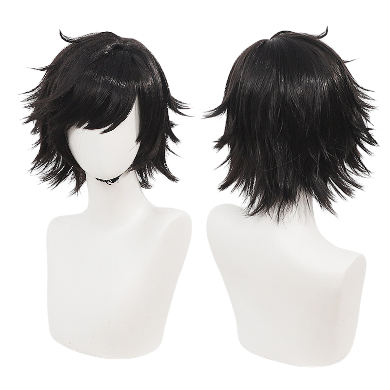 White Smoke Female Administrator Cosplay Wig - Arknights: Endfield (Black Internal Bob) (FEVERCOS)