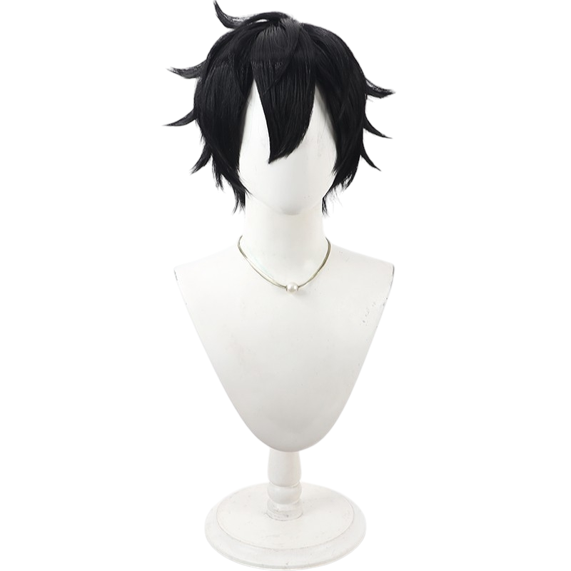 White Smoke Masumi Yodogawa Cosplay Wig - Tougen Anki (Captain Black Short) (FEVERCOS)