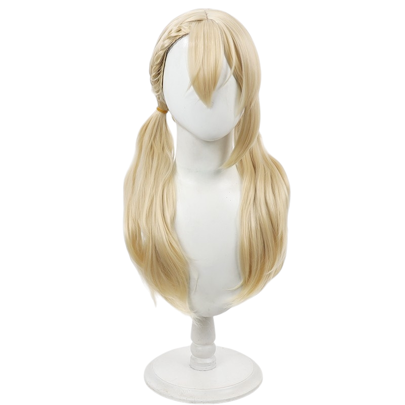 White Smoke Varvara Pilipenko Cosplay Wig - Chained Soldier (Blonde Wavy Scalp) (FEVERCOS)