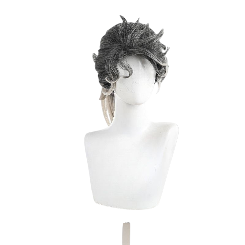 White Smoke Composer Frederick Cosplay Wig - Identity V (Twilight Flipped Ponytail) (FEVERCOS)