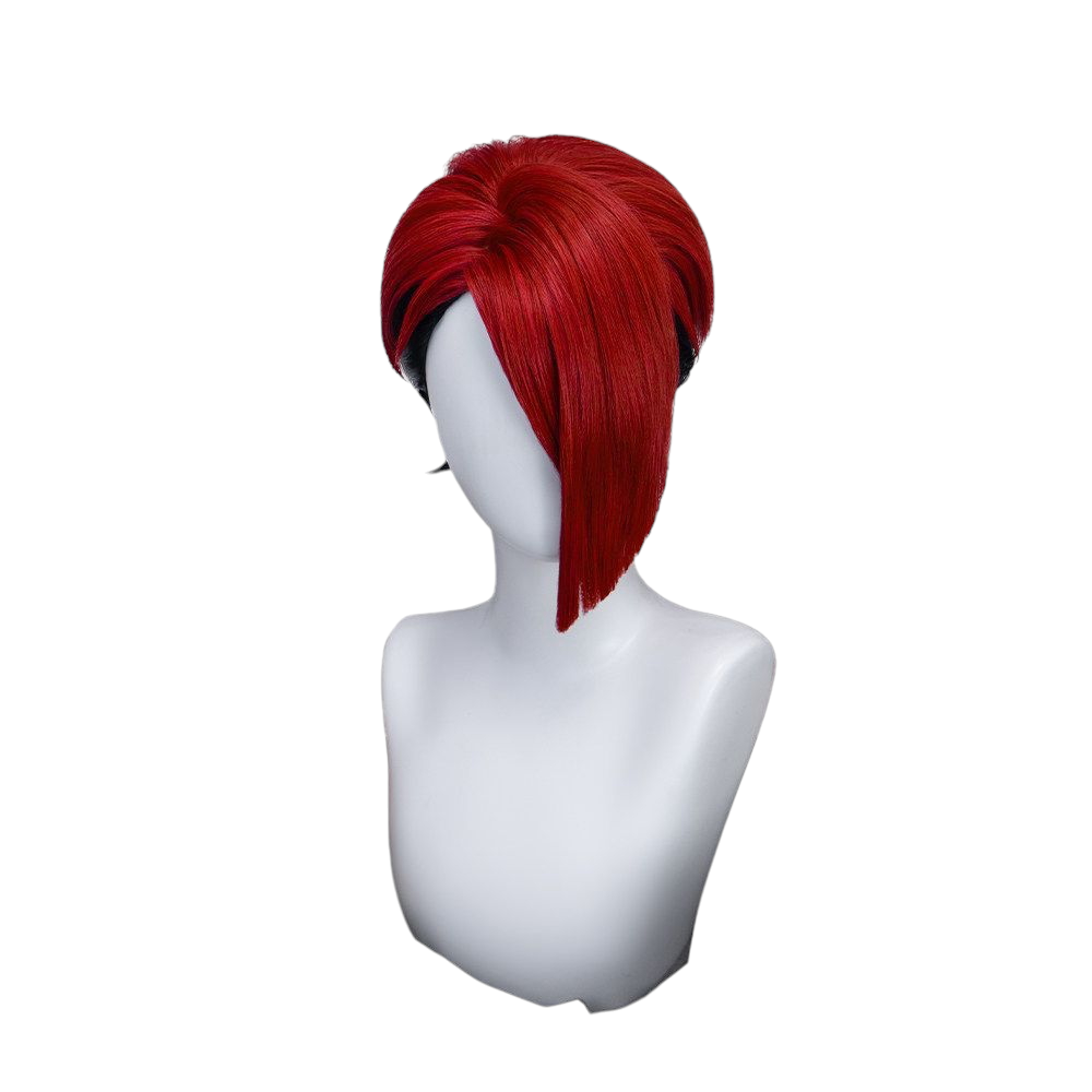 White Smoke Choka Cosplay Wig - Gachiakuta (Z-Shape Side Part Short) (FEVERCOS)