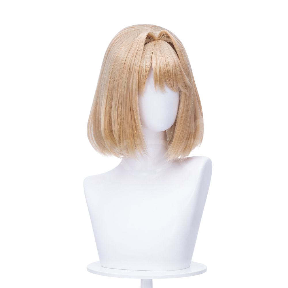 White Smoke Shiina Cosplay Wig - The Summer You Were There (Simulation Scalp Bob) (FEVERCOS)