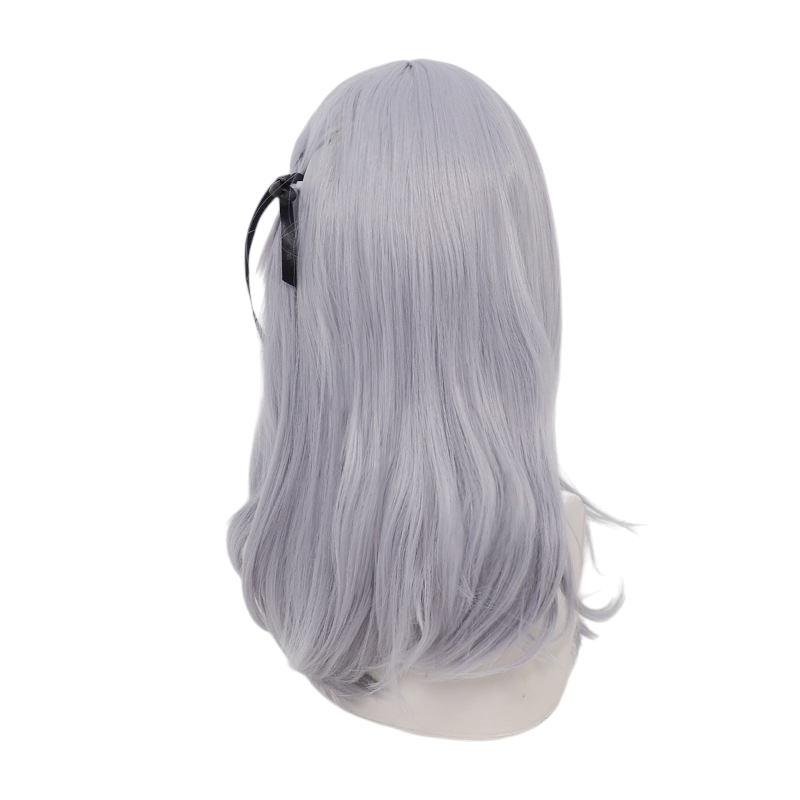 White Smoke Dorothy (Emotion/Gratitude Ver.) Cosplay Wig - NIKKE (Blue-Grey Long Scalp) (FEVERCOS)