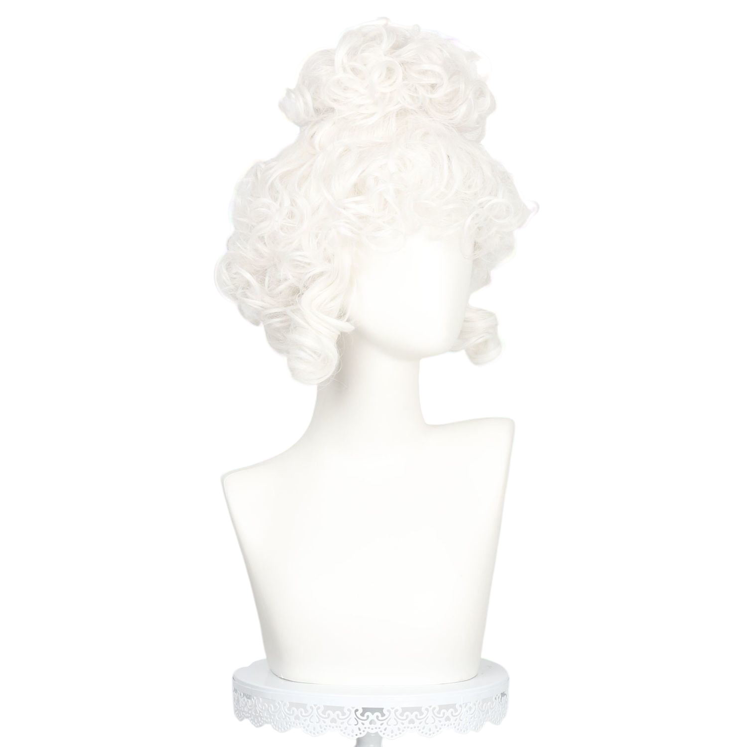 White Smoke Dawn Bellwether Cosplay Wig - Mammal City (Integrated Updo) (FEVERCOS) Zootopia