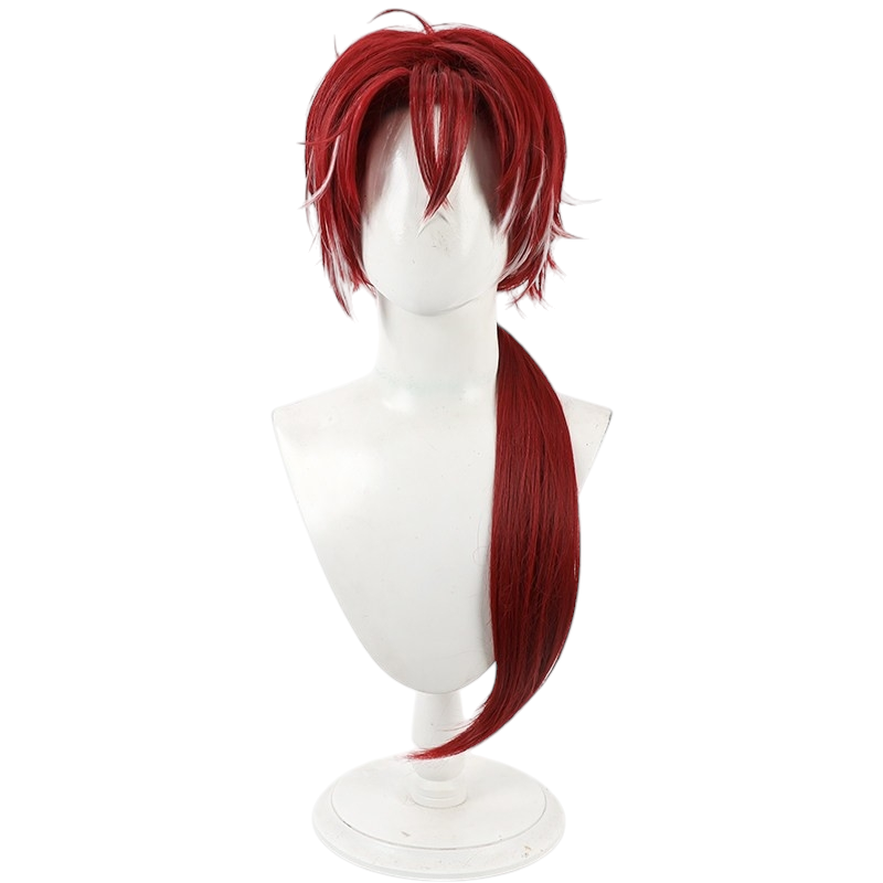 White Smoke Bellone Cosplay Wig - Arknights (Highlighted Teased Ponytail) (FEVERCOS)