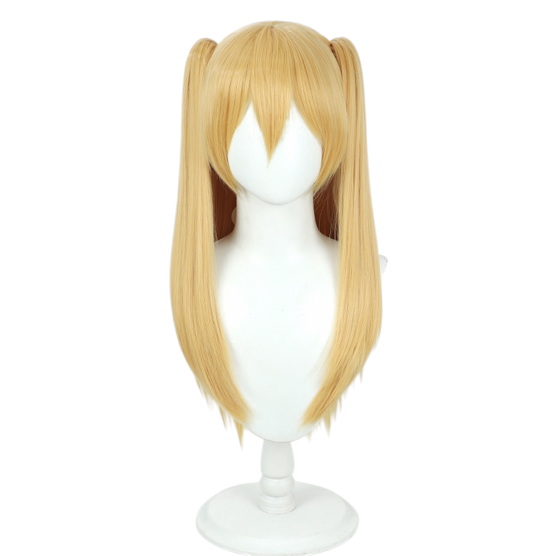 White Smoke Liliel (Lilysa Amano) Cosplay Wig - 2.5 Dimensional Seduction (Golden Yellow Scalp) (FEVERCOS)