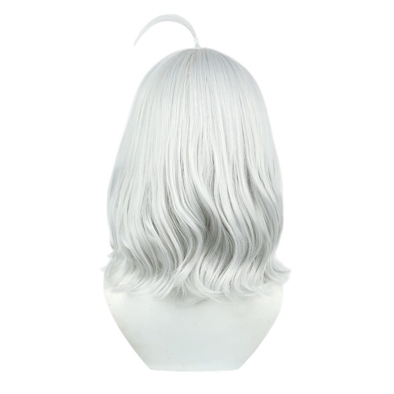 White Smoke Lily Cosplay Wig - Spy Classroom (Silver Grey/White Scalp Style) (FEVERCOS)
