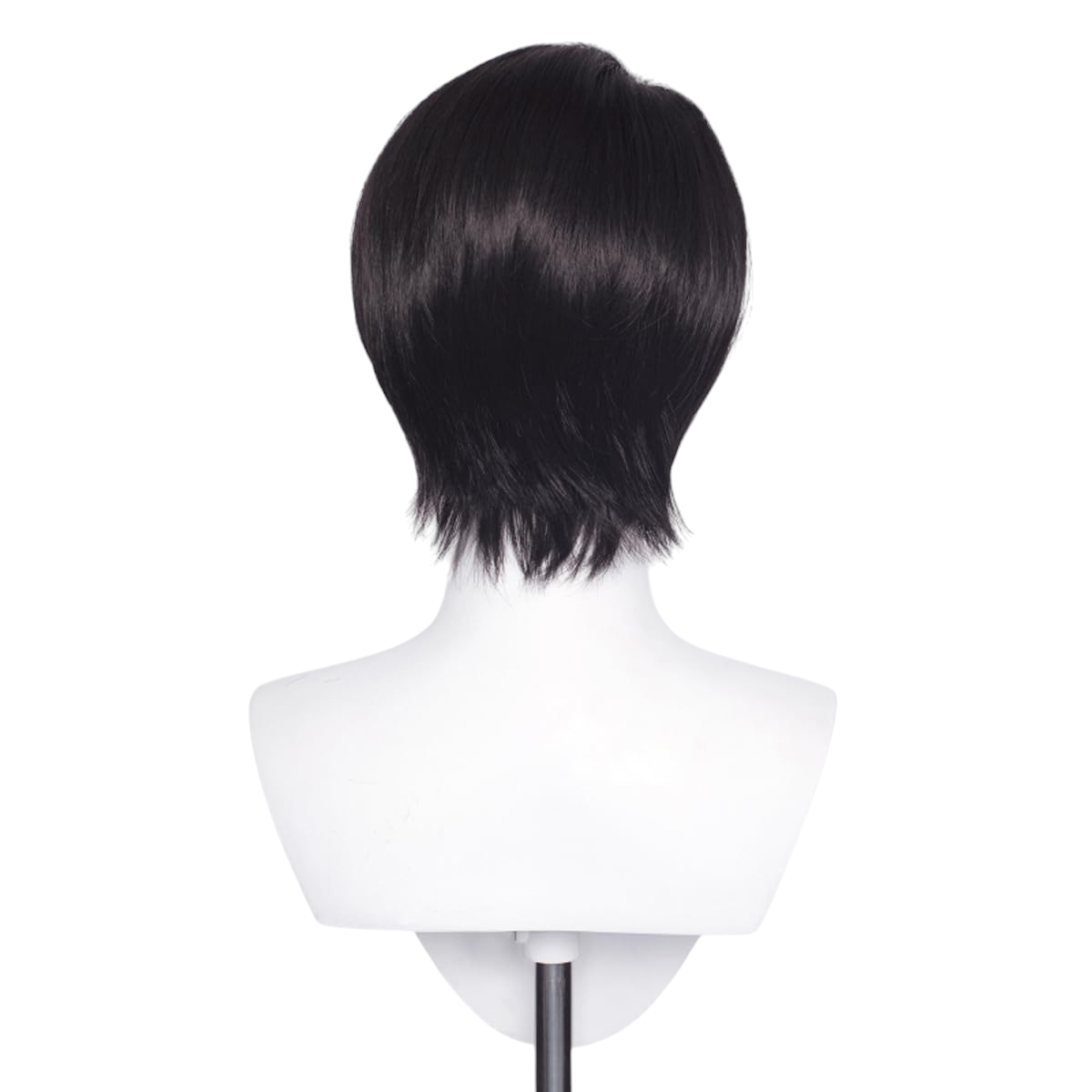 White Smoke Yuta Okkotsu Cosplay Wig - Jujutsu Kaisen (Black 3/7 Part) (FEVERCOS)