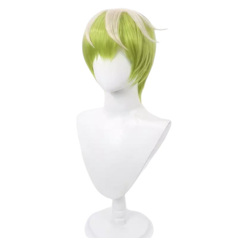 White Smoke Tenka Izumo Cosplay Wig - Chained Soldier (Silver Teased Top) (FEVERCOS)