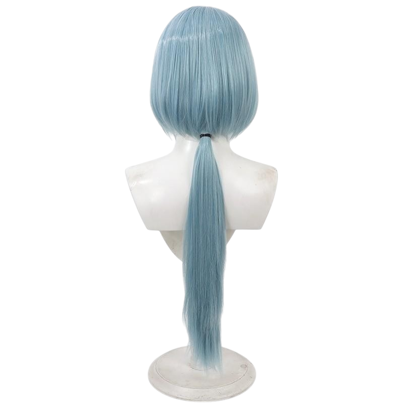 White Smoke Fubuki Cosplay Wig - The Elusive Samurai (White Long Ponytail) (FEVERCOS)