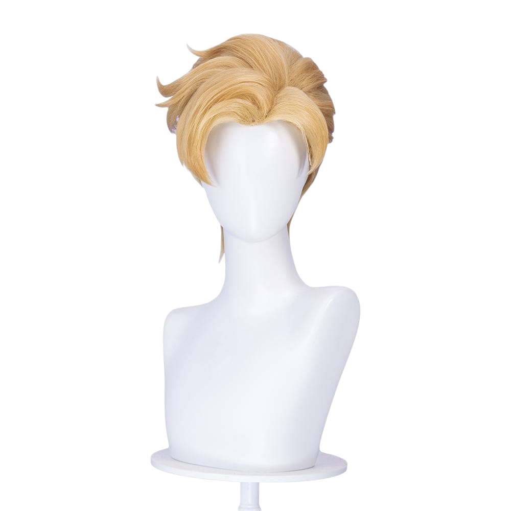 White Smoke Star-Lord Cosplay Wig - Marvel Rivals (Blonde Teased Short) (FEVERCOS)