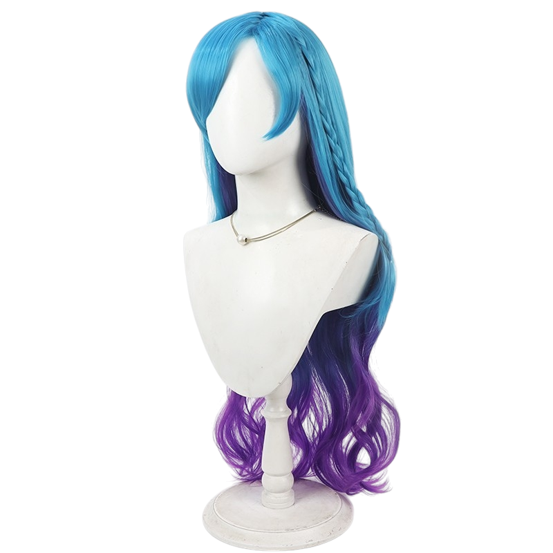 White Smoke Sora Kazesawa Cosplay Wig - Aikatsu! (Bohemian Curly Scalp) (FEVERCOS)
