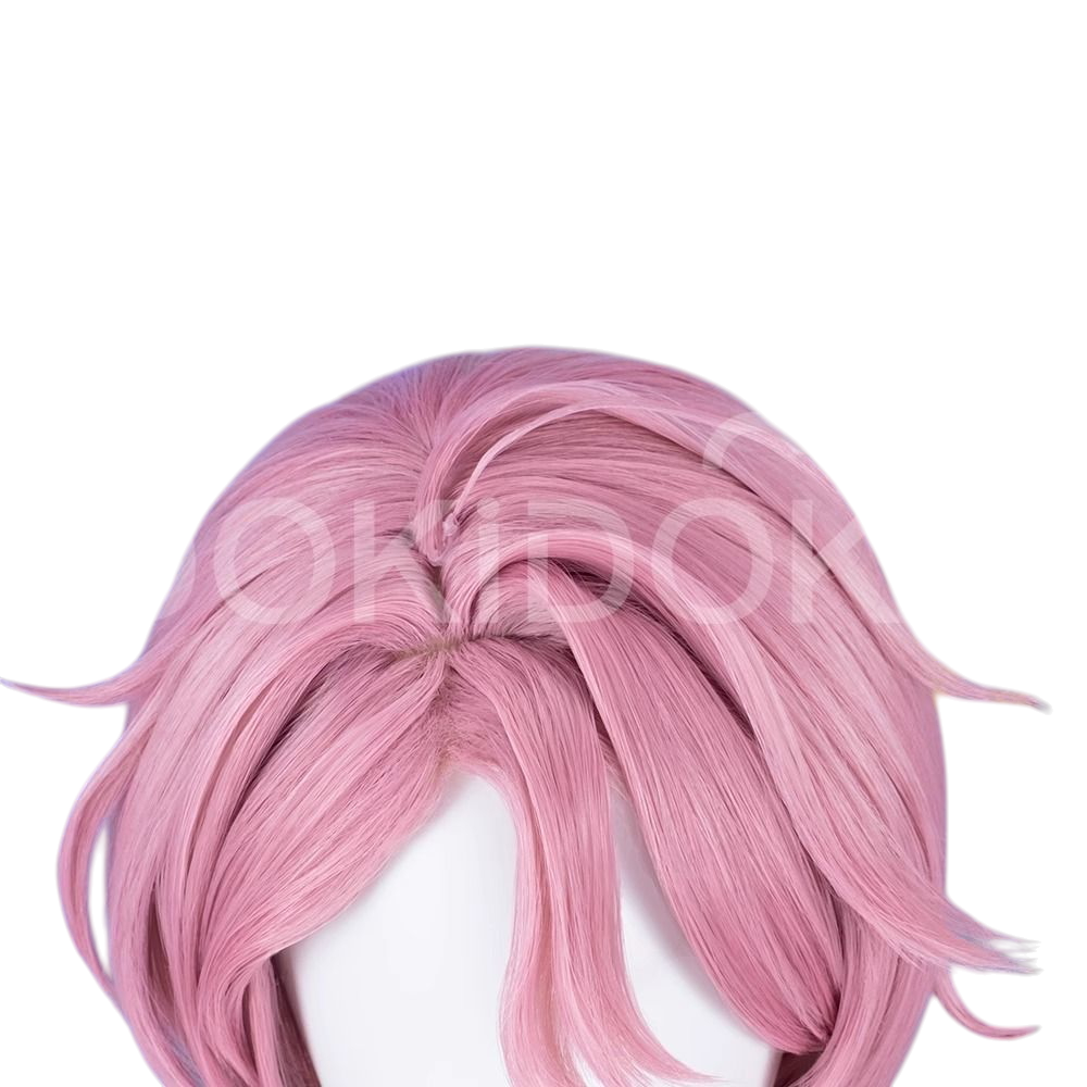 White Smoke Aira Shiratori Cosplay Wig - Dandadan (Side Part Scalp) (FEVERCOS)