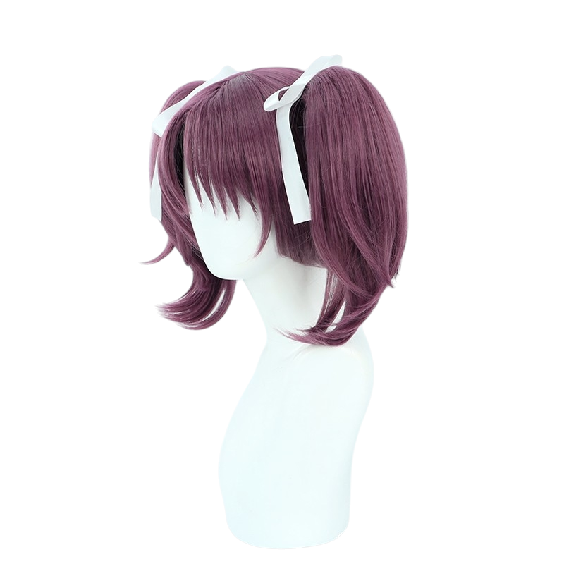 White Smoke Leah Kazuno Cosplay Wig - Love Live! Sunshine!! (White Twin Tails Scalp) (FEVERCOS)