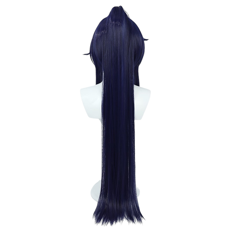 White Smoke Raiden Mei Cosplay Wig - Herrscher of Origin (Detachable Twin Tails) (FEVERCOS)Honkai Impact 3rd