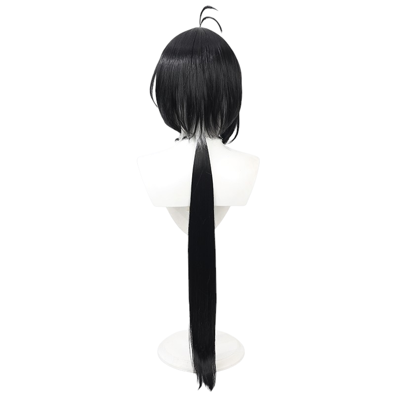 White Smoke Female Rover Cosplay Wig - Wuthering Waves (Black/White Jellyfish Cut) (FEVERCOS)