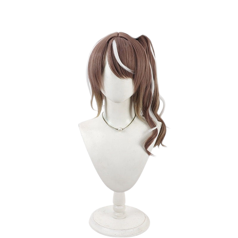 White Smoke Tosen Jordan (Highkey Hallowed Ver.) Cosplay Wig - Uma Musume: Pretty Derby (Includes Ears) (FEVERCOS)