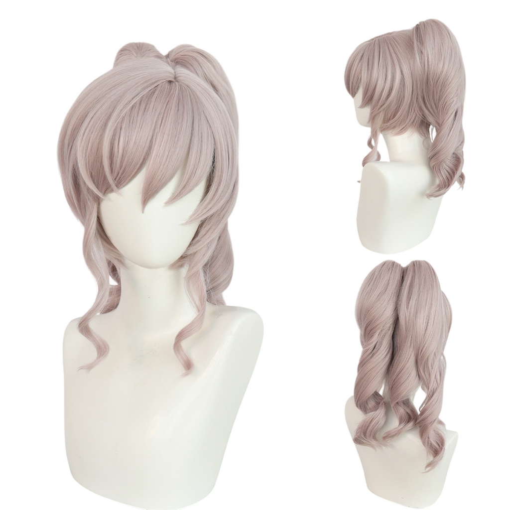 Light Gray Naomi Orthmann Cosplay Wig - Metallic Rouge (Brown Bob) (FEVERCOS)