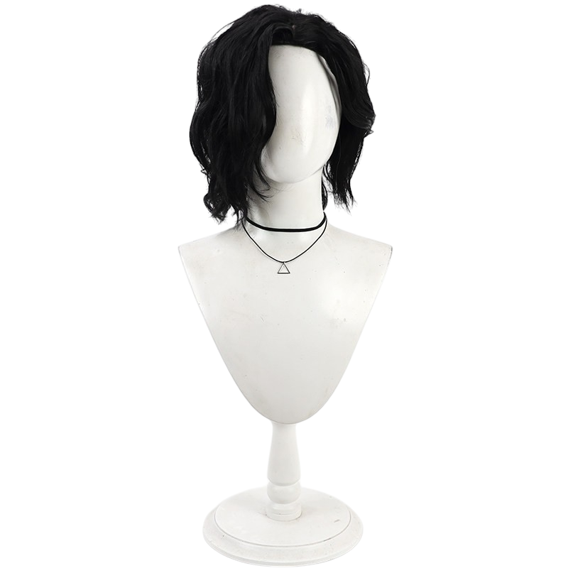 White Smoke Raya Lucaria Scholar Cosplay Wig - Elden Ring (Black Curly Scalp) (FEVERCOS)