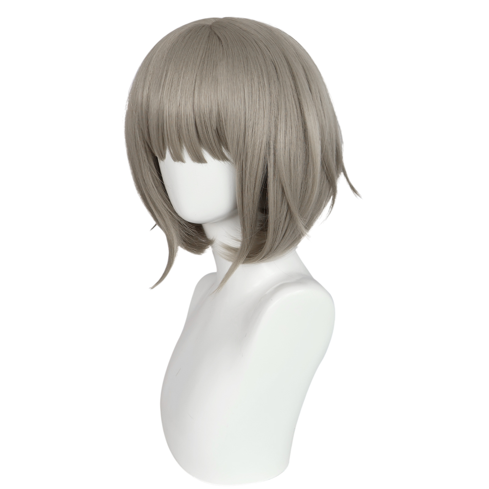 Gray Nadeshiko Omuro Cosplay Wig - Yuru Yuri / Omuro-ke (Brown Bob) (FEVERCOS)