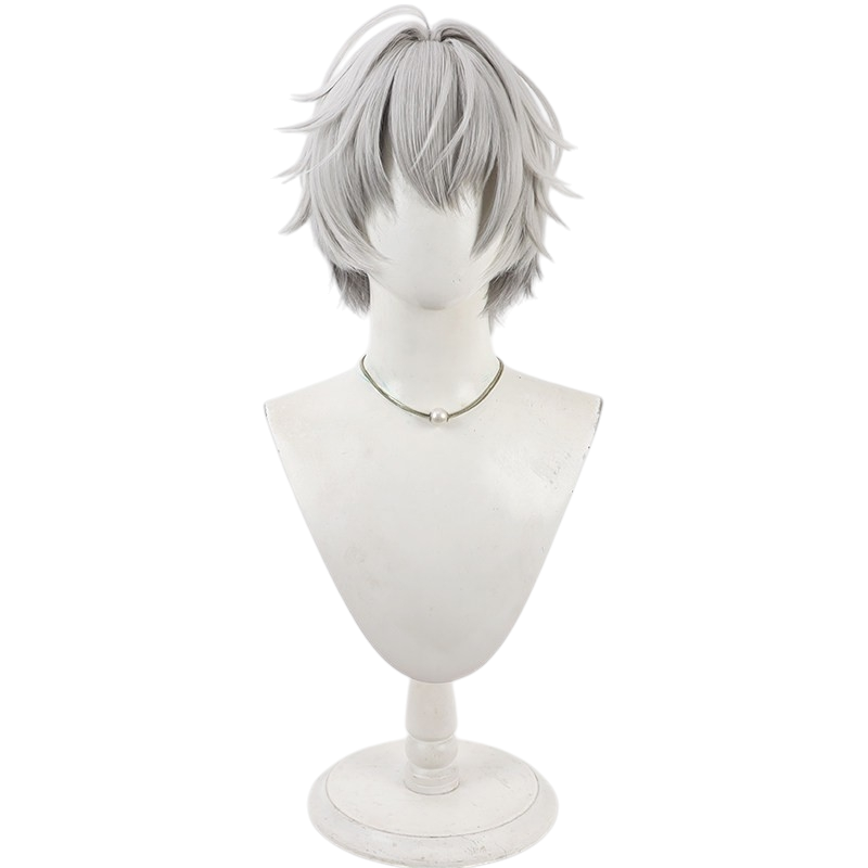 White Smoke Ardashir Cosplay Wig - Arknights: Endfield (Silver-White Gradient) (FEVERCOS)
