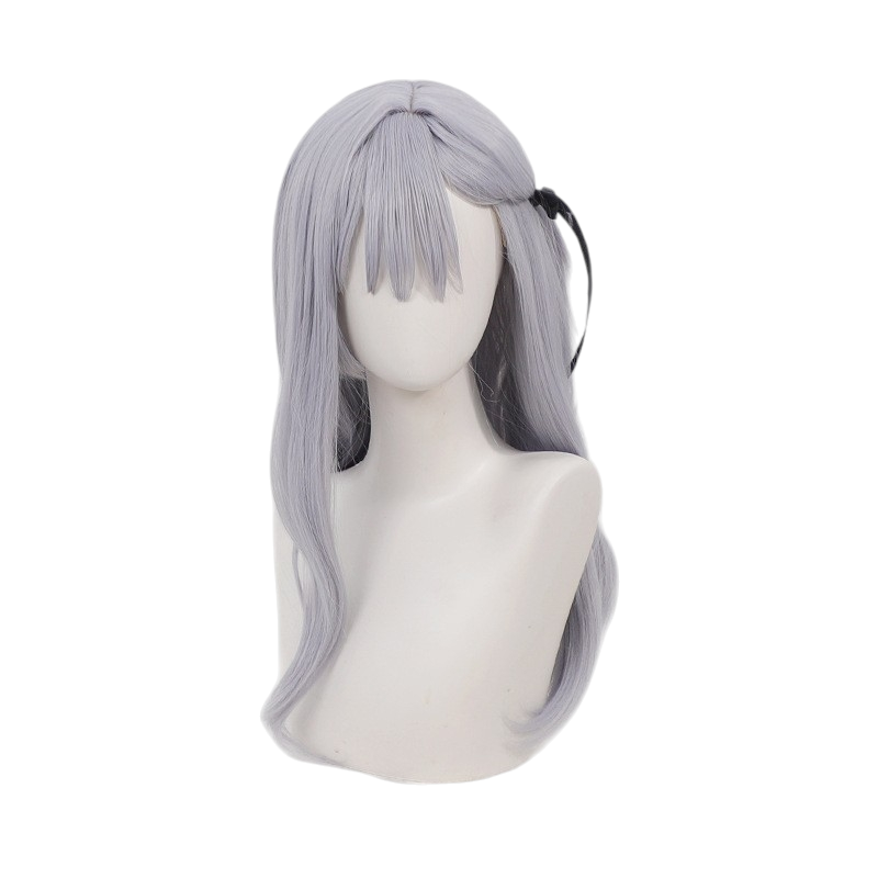 White Smoke Dorothy (Emotion/Gratitude Ver.) Cosplay Wig - NIKKE (Blue-Grey Long Scalp) (FEVERCOS)