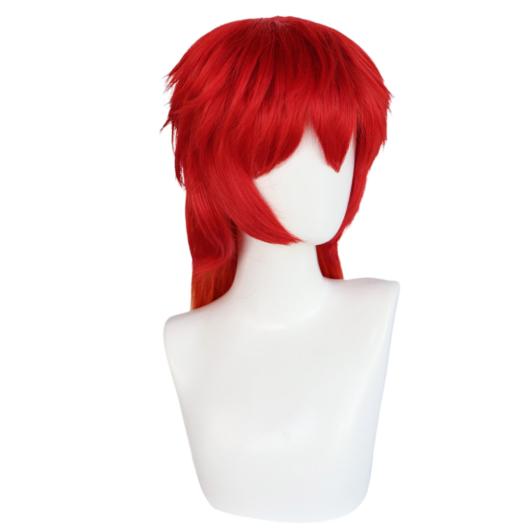 Lavender Togoku Tōma (Premium) Cosplay Wig - Wind Breaker (Red/Gold Gradient) (FEVERCOS)