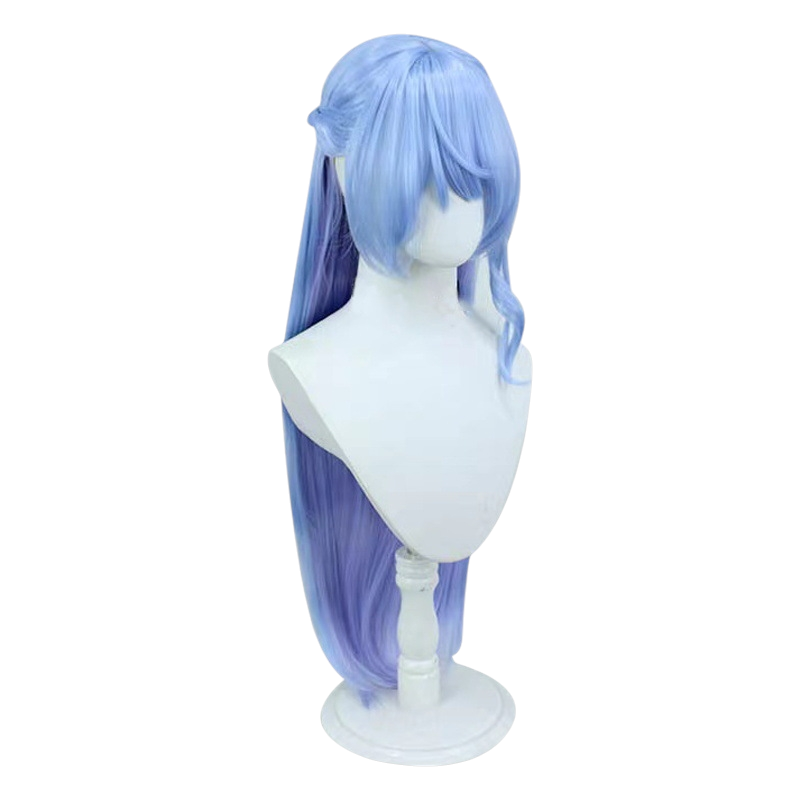White Smoke Robin Cosplay Wig - Honkai: Star Rail (Fluffy Wavy Scalp Bun) (FEVERCOS)