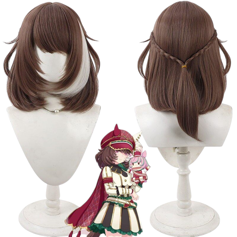 White Smoke Marche Lorraine Cosplay Wig - Uma Musume (Long Wavy Styled) (FEVERCOS)
