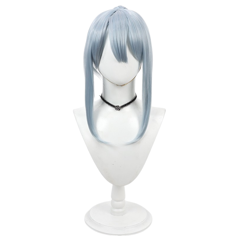 Abyss Razor Cosplay Wig - Mashle: Magic and Muscles (Light Blue Tied Ponytail) (FEVERCOS)