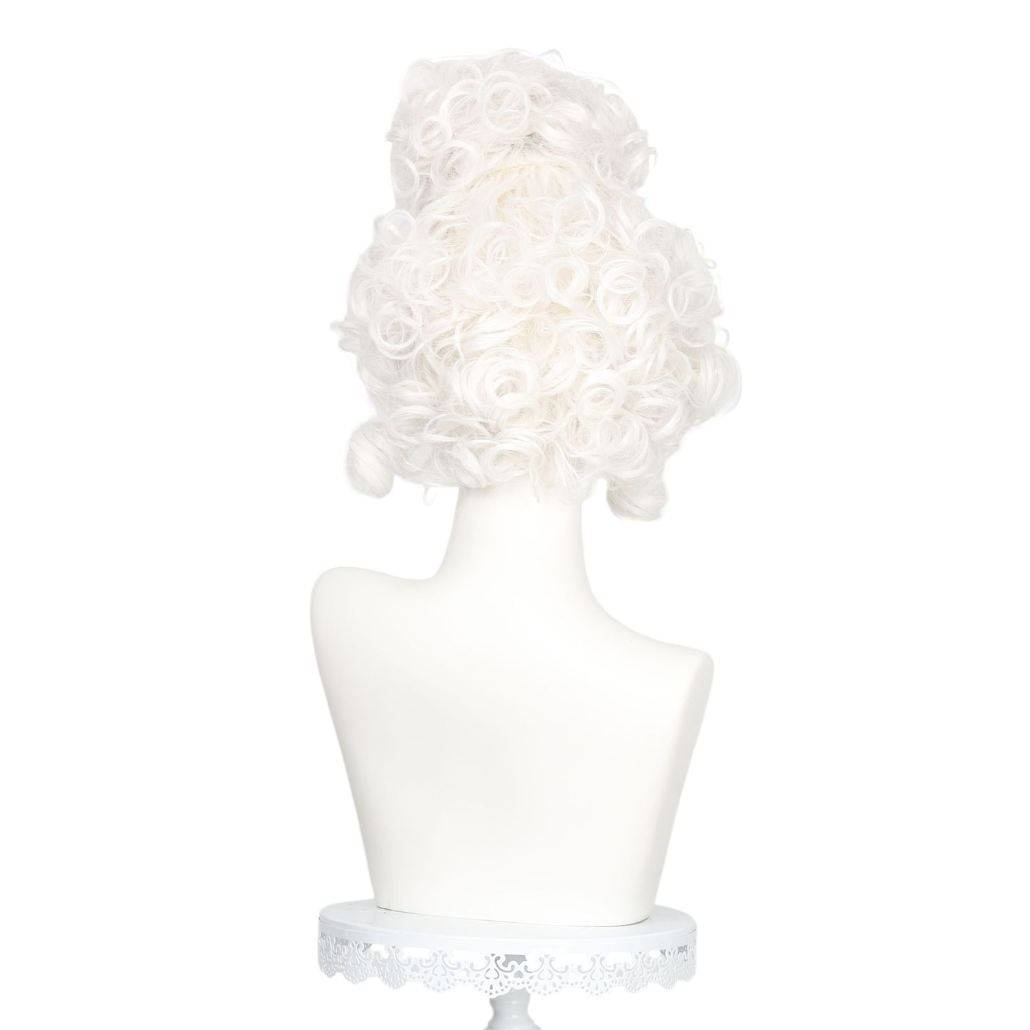 White Smoke Dawn Bellwether Cosplay Wig - Mammal City (Integrated Updo) (FEVERCOS) Zootopia