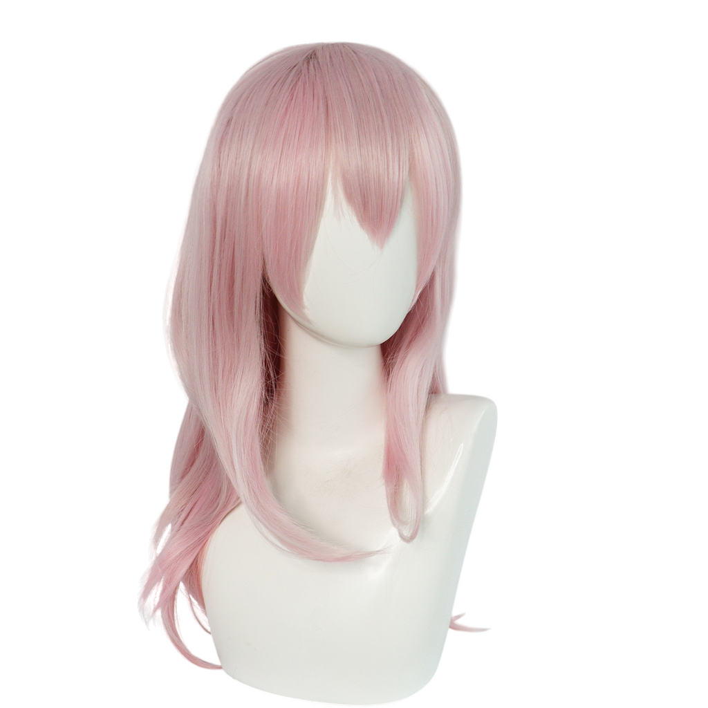 Gray Super Sonico Cosplay Wig - Nitro plus (Pink Straight) (FEVERCOS)