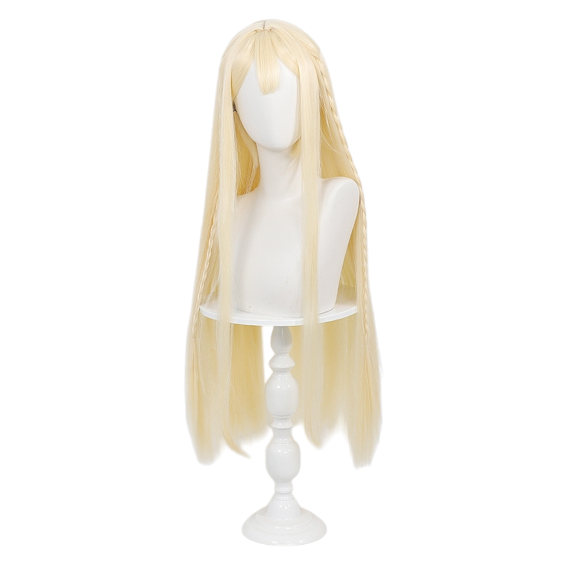 White Smoke Toby (New Hope) Cosplay Wig - Goddess of Victory: NIKKE (Golden Blonde Long) (FEVERCOS)