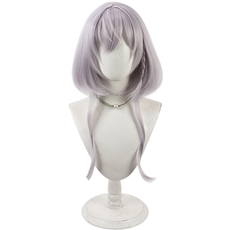 White Smoke Vestia Zeta Cosplay Wig - Hololive ID (Pale Purple Loose Scalp) (FEVERCOS)