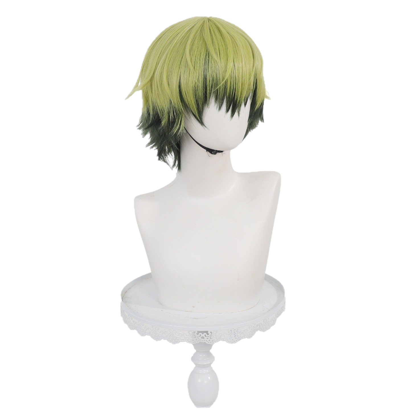White Smoke Naoya Zenin Cosplay Wig - Jujutsu Kaisen (Blonde/Black Split Short) (FEVERCOS)