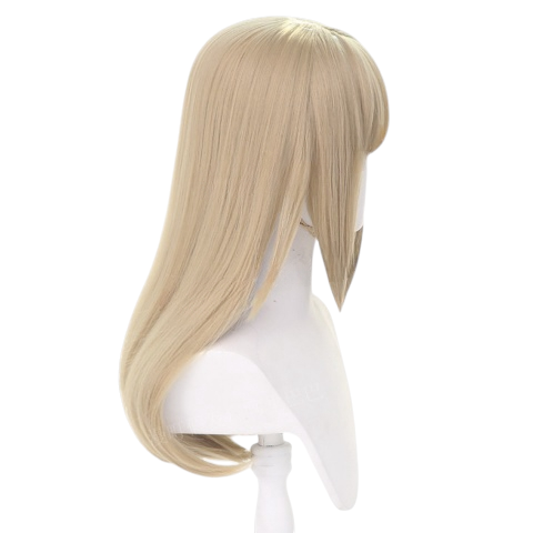 White Smoke Kinako Cosplay Wig - Feline Maiden (Silicone Scalp) (FEVERCOS) 40hara CAT