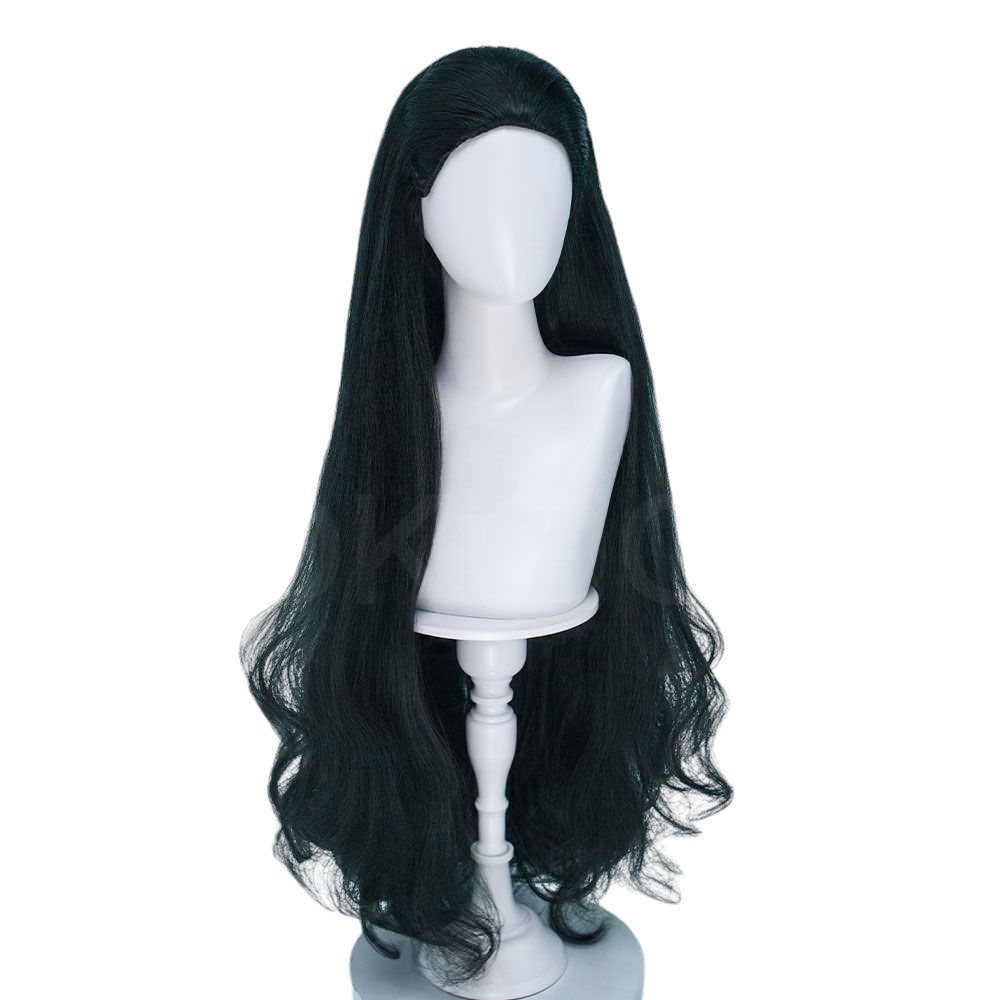 White Smoke Lady Loki / Sylvie Cosplay Wig - Marvel Rivals (90cm Wrapped Bangs Wavy) (FEVERCOS)