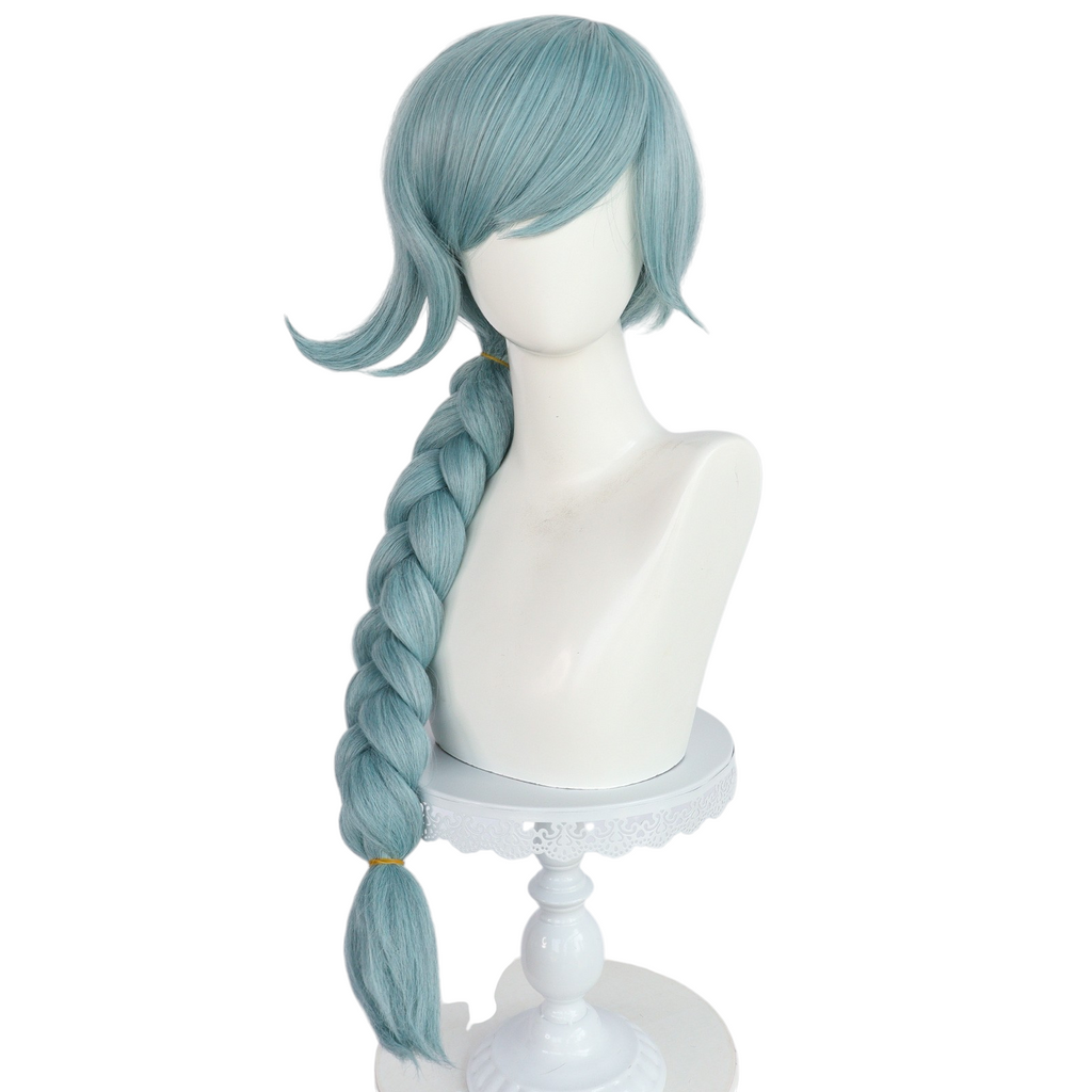 Light Gray Fubuki Clockford Cosplay Wig - Rain Code (Blonde Drills) (FEVERCOS)