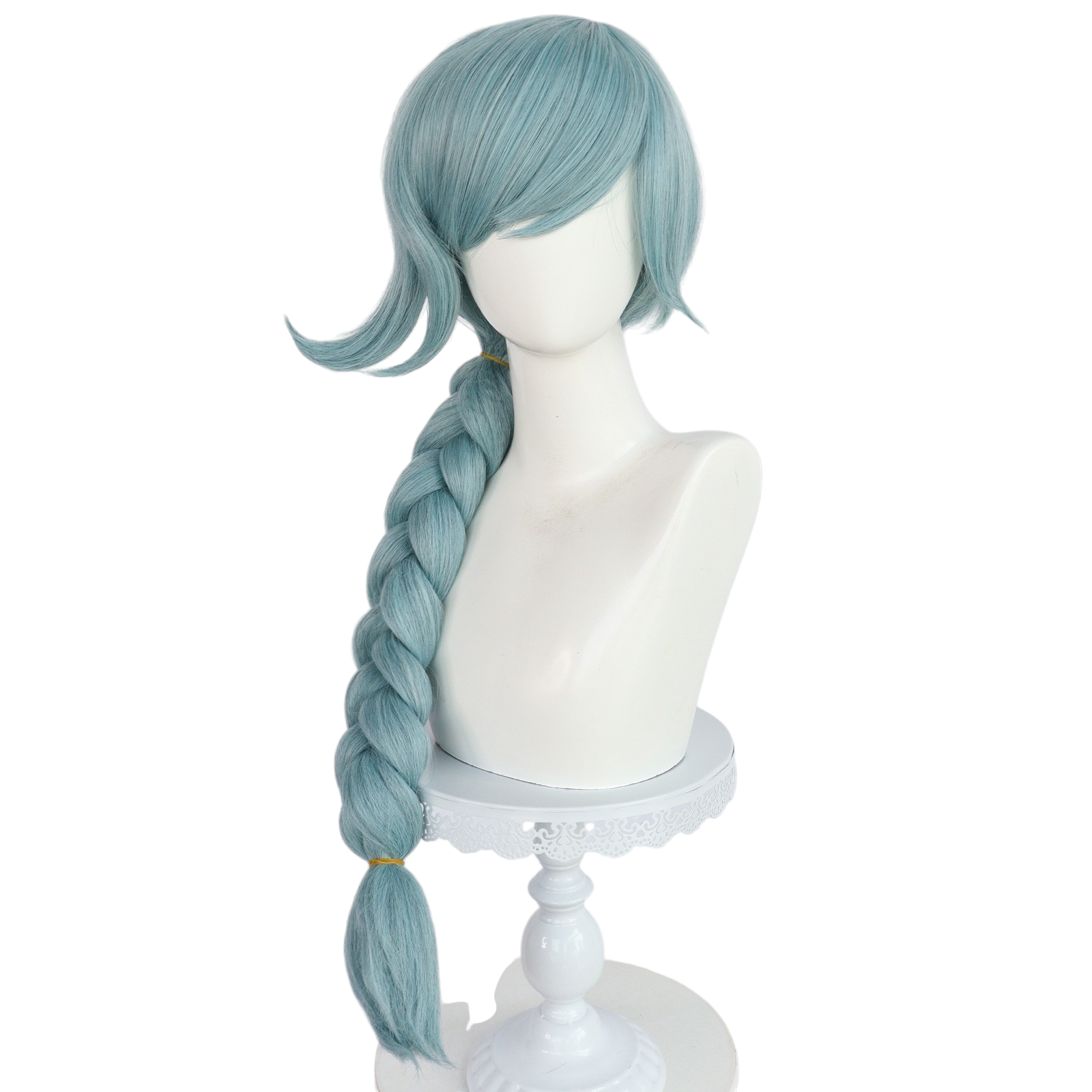 Light Gray Fubuki Clockford Cosplay Wig - Rain Code (Blonde Drills) (FEVERCOS)