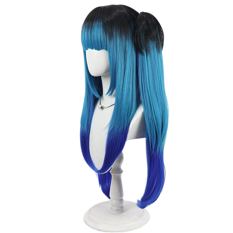 White Smoke Tarumi Amemiya Cosplay Wig - Final Defense Academy (Detachable Twin Tails) (FEVERCOS)